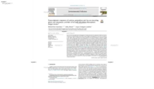 Transcriptomic responses of catalase, peroxidase and laccase encoding genes and enzymatic activities of oil spill inhabiting rhizospheric fungal strains*